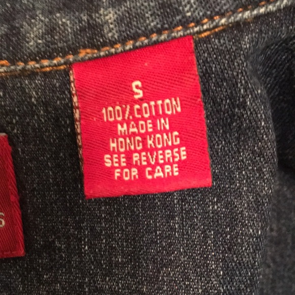 The Limited zip up Jean jacket size S - Picture 6 of 7